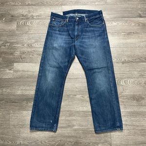 Polo Ralph Lauren Mens Jeans 35x30 Straight Leg Pants Denim Blue Cotton